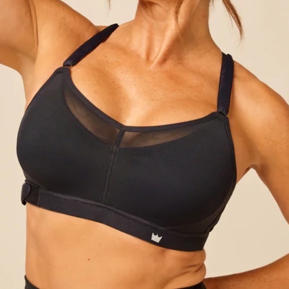 SHEFIT Full Coverage Bra Medium Impact 6Luxe Black Adjustable - Picture 1 of 7